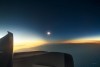 In late 2021 there was a total solar eclipse visible only at the end of the Earth. To capture the unusual phenomenon, airplanes took flight below the clouded seascape of Southern Ocean.