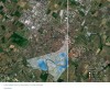 Carte satellite après les inondations en Émilie-Romagne