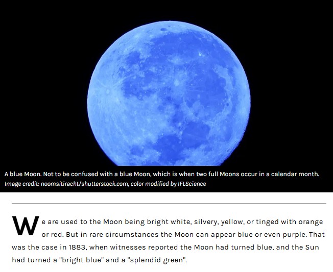 iflscience - 1883, The Year The Moon Turned Blue And The Sun Went Splendid Green
