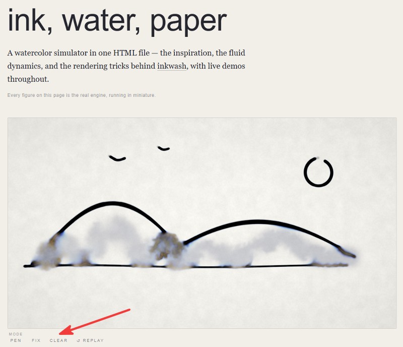 johnowhitaker - ink, water, paper