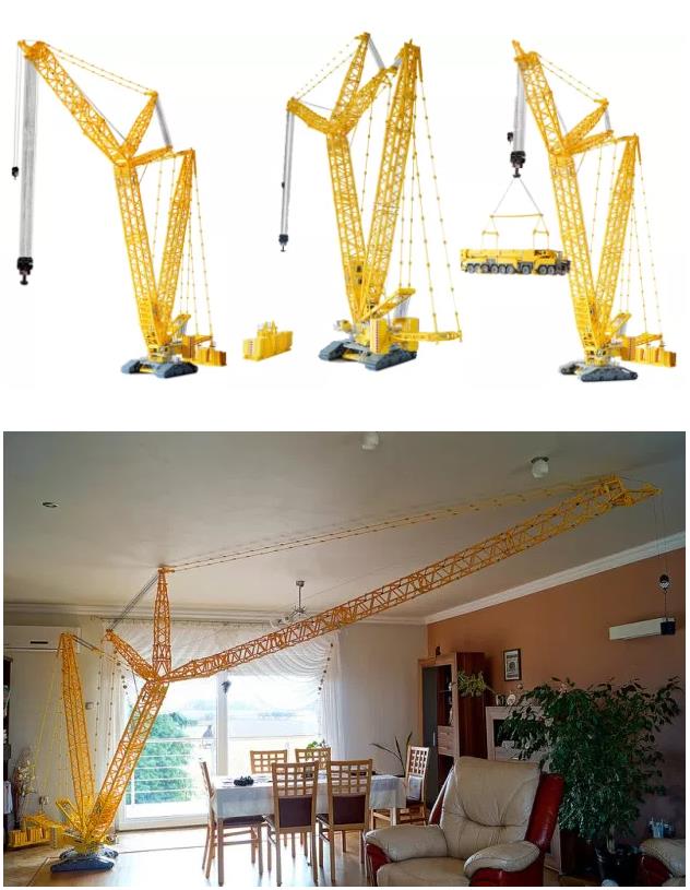 brothers-brick.com fully-functioning-124-scale-lego-crane-24-ft-tall-can-lift-chair-video.jpg