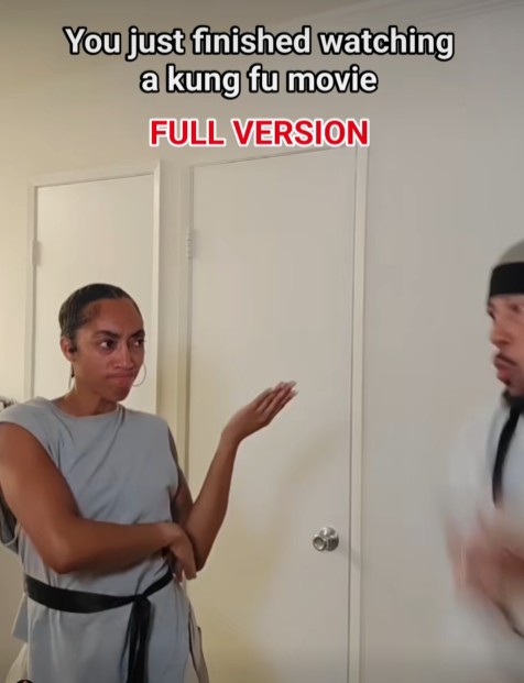 Apryl Payton Gordon  et Gregory R Gordon - You just finished watching a kung fu movie