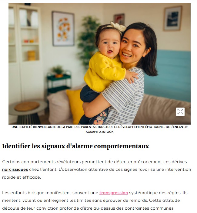 futura-sciences - Un comportement parental apparemment bienveillant pourrait transformer votre enfant en adulte narcissique