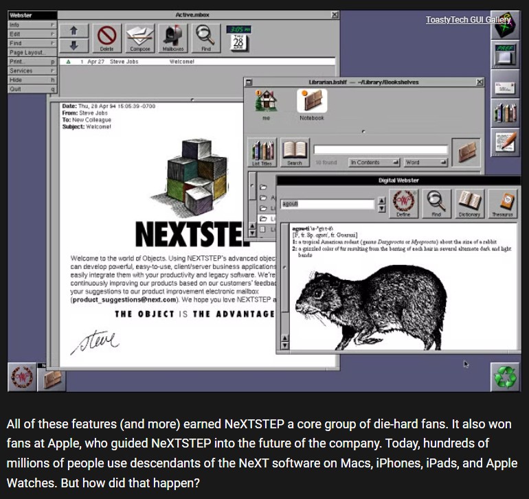 howtogeek - Before Mac OS X: What Was NeXTSTEP, and Why Did People Love It?