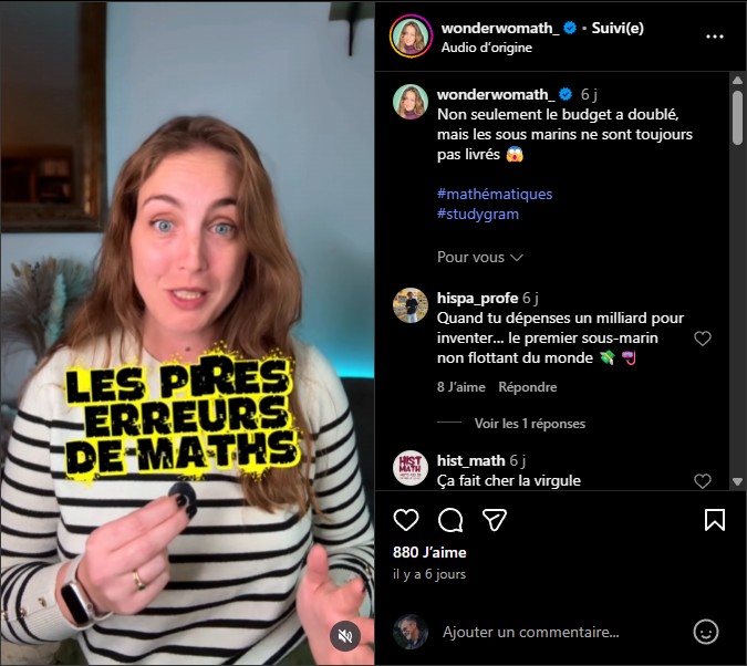 wonderwomath - une erreur de virgule et un sous-marin peut couler