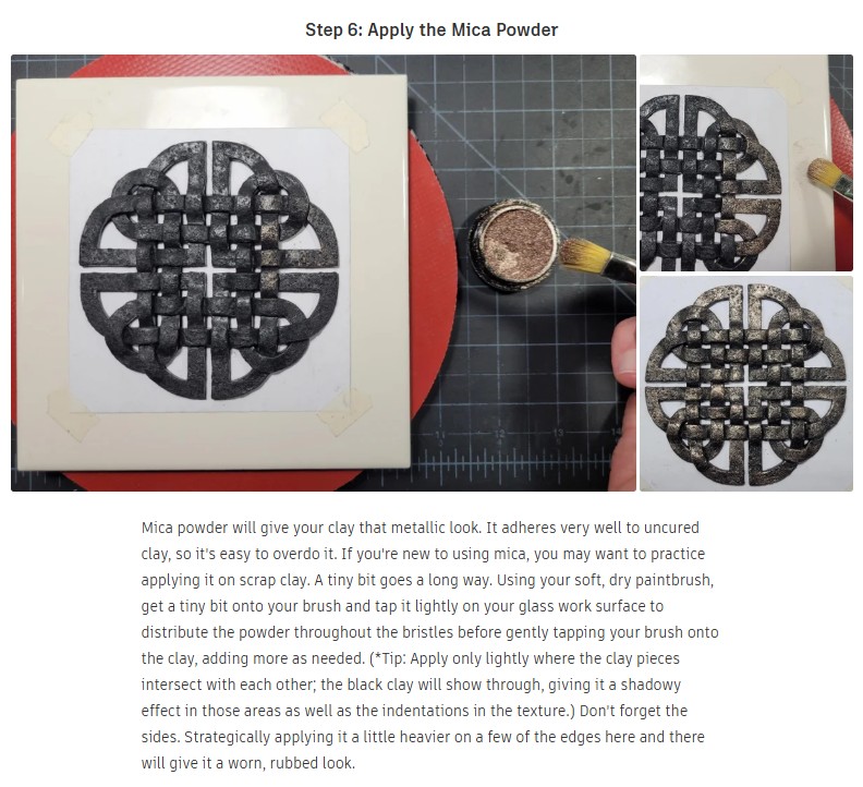 instructables - Celtic Dara Knot in Polymer Clay