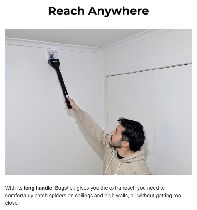 kickstarter - Bugstick: Catch and Release Spiders and Bugs Outside