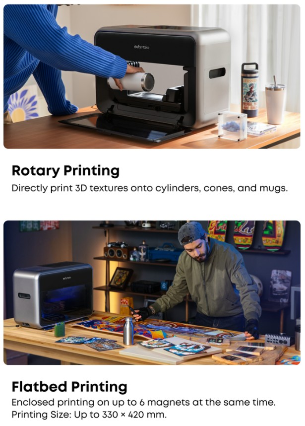 kickstarter - eufyMake E1: the First Personal 3D-Texture UV Printer