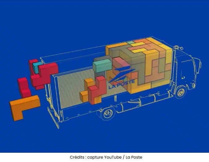 sciencepost - Livraison de colis : La Poste change sa logistique et s’inspire du célèbre jeu Tetris