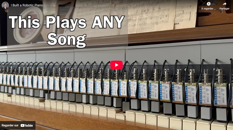 theawesomer - Homebrew Player Piano