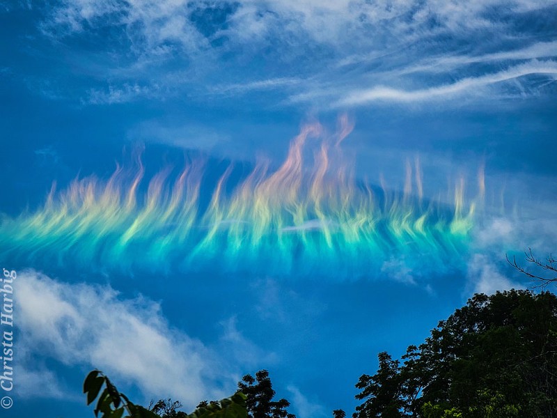 APOD - A Fire Rainbow over West Virginia