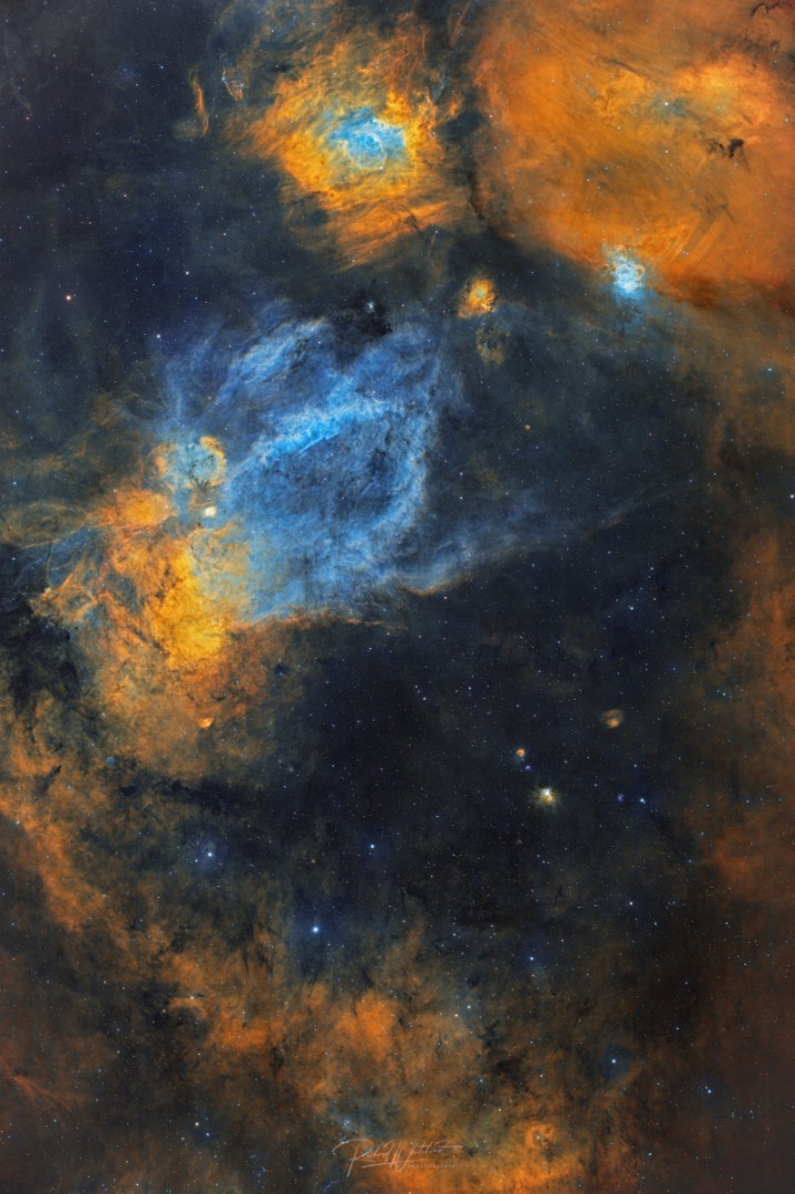 APOD - The Claw and Bubble Nebulae