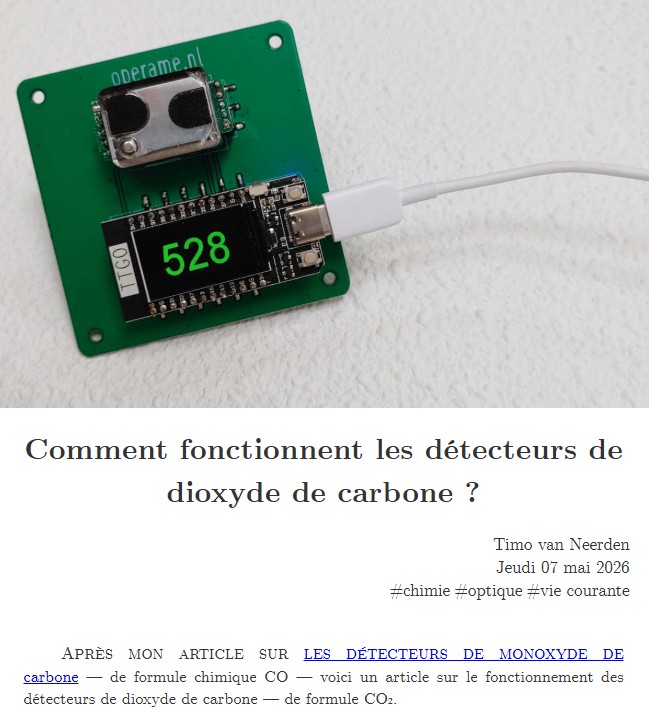 Couleur Science (Timo) - Comment fonctionnent les détecteurs de dioxyde de carbone ?