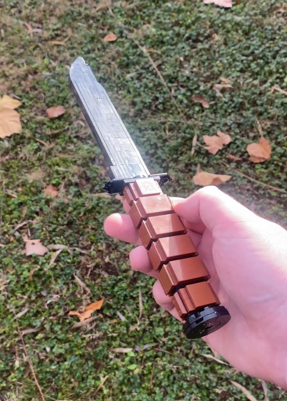 Brick Replicas by Cole Edmonson - LEGO KA-BAR Knife