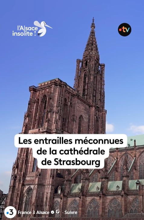 France 3 Alsace - Les entrailles méconnues de la cathédrale de Strasbourg