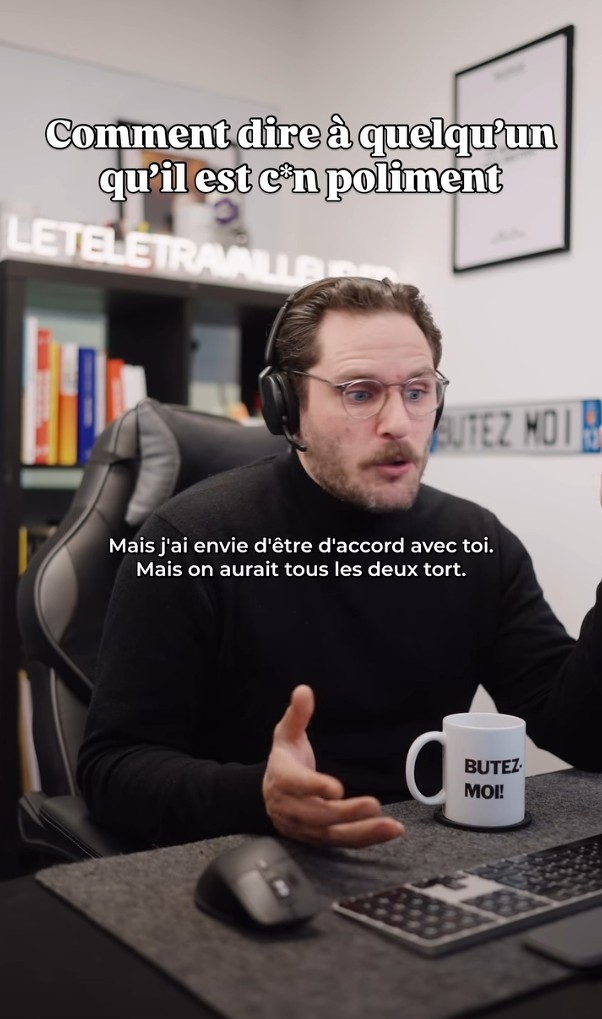 Letélétravailleur - tout un art, comment dire de manière pro que quelqu'un est c*n