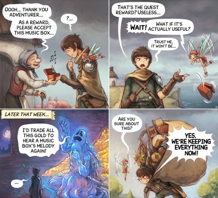 Pepper & Carrot - Quest item management