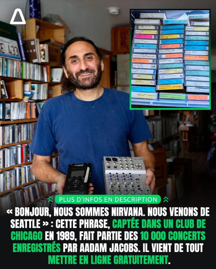 Pulsarr - Sur scène, un groupe que personne ne connaît encore prend le micro : « Bonjour, nous sommes Nirvana. Nous venons de Seattle. »