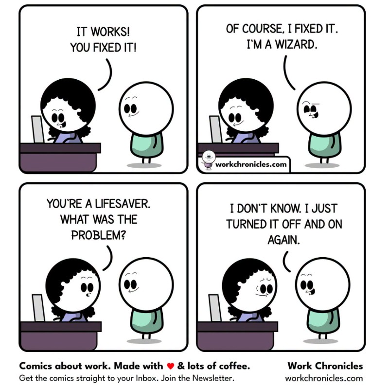 Work Chronicles - Solving problems
