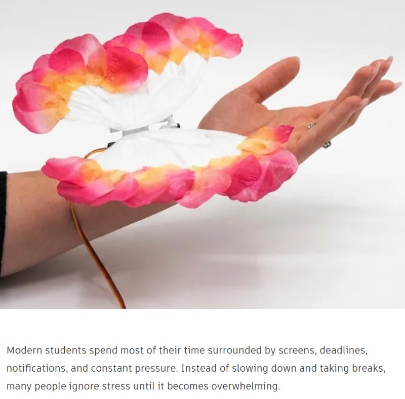 instructables - Biofeedback Butterfly Using Arduino + MAX30102