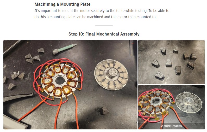 instructables - Designing and Building an Axial Flux Motor