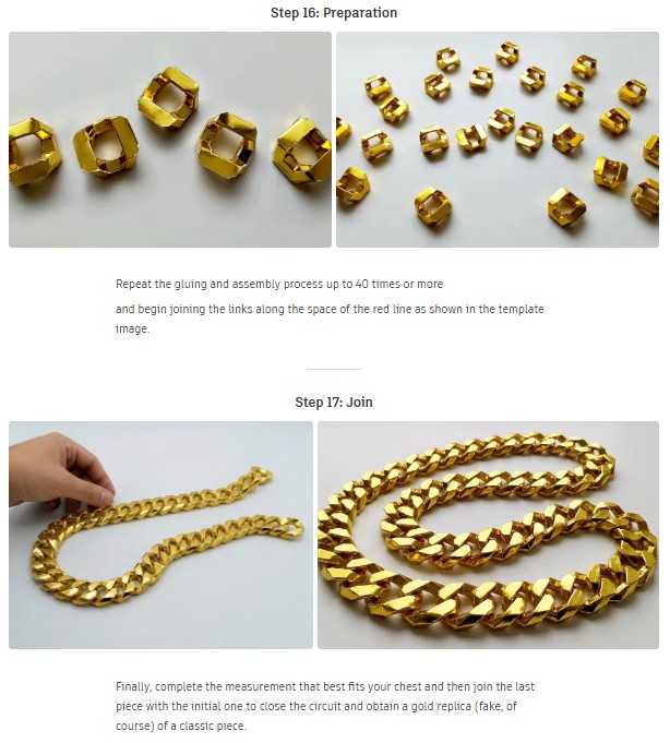instructables - The Fat & Chunky Paper Chain