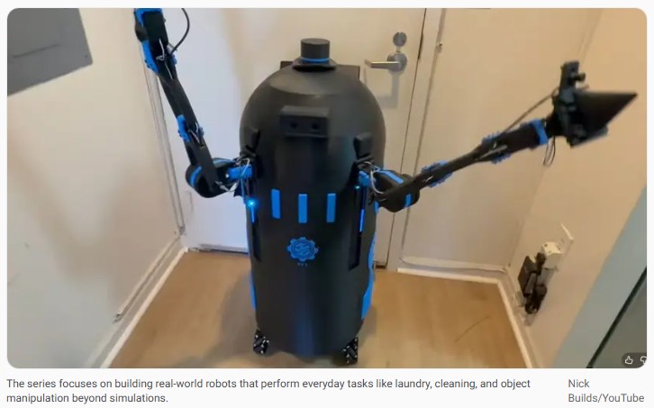 interestingengineering - Video: Laundry-folding robot built in 24 hours highlights rapid 3D printing