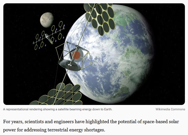 interestingengineering - China plans space-based solar plant that could beam power over span of 22,369 miles