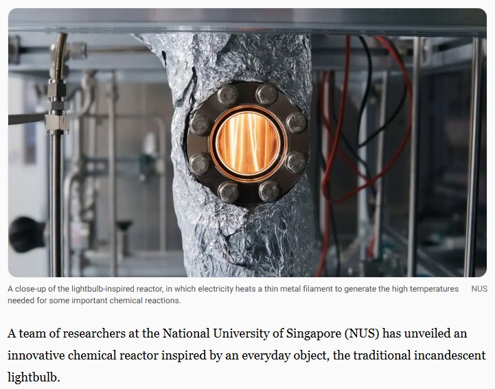 interestingengineering - Scientists develop new lightbulb-inspired reactor that could transform industrial decarbonization