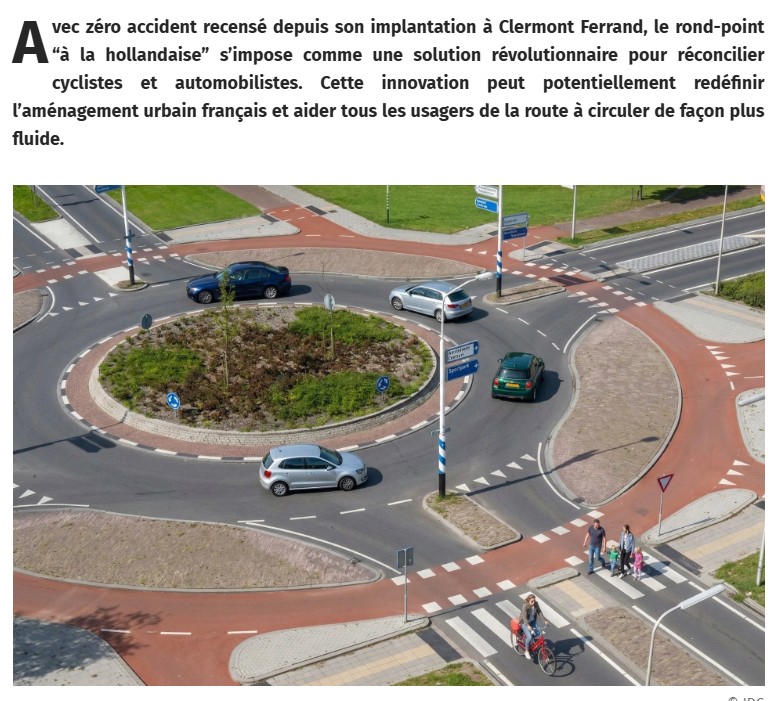 JDG - Ce nouveau type de rond-point révolutionne la sécurité routière : zéro accident depuis son installation en France
