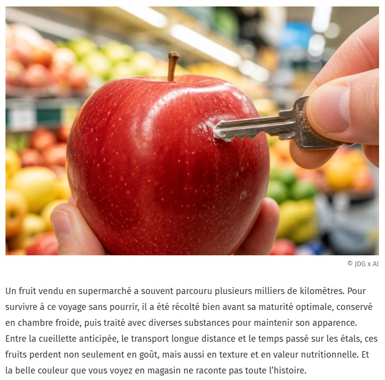 JDG - Découvrez l’astuce simple et surprenante pour choisir des fruits et légumes au supermarché