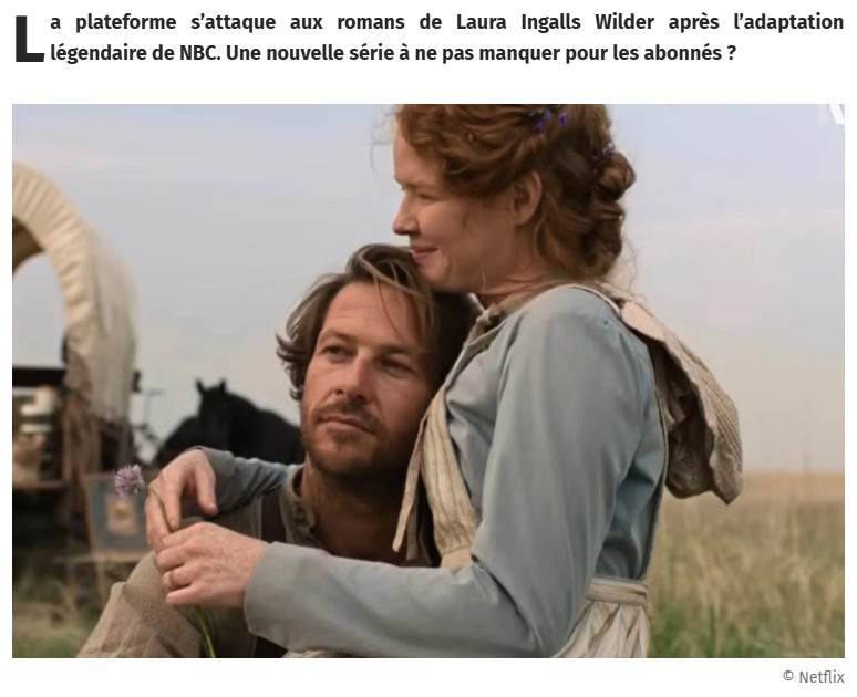 JDG - La petite maison dans la prairie façon Netflix, ça donne ça