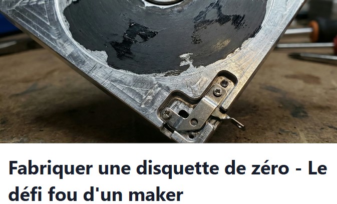 Korben - Fabriquer une disquette de zéro - Le défi fou d'un maker