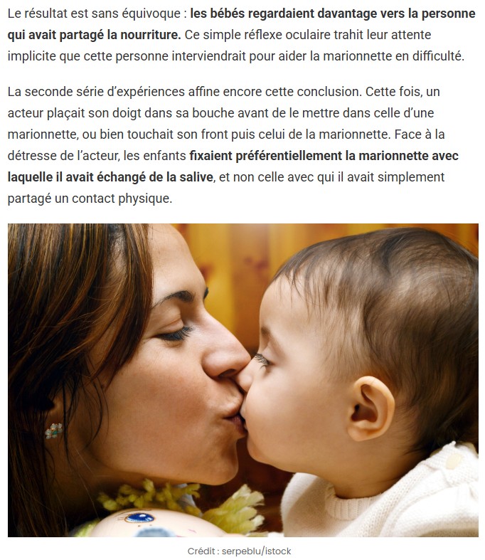 sciencepost - Les bébés recherchent cet indice pour savoir à quels adultes ils peuvent faire confiance