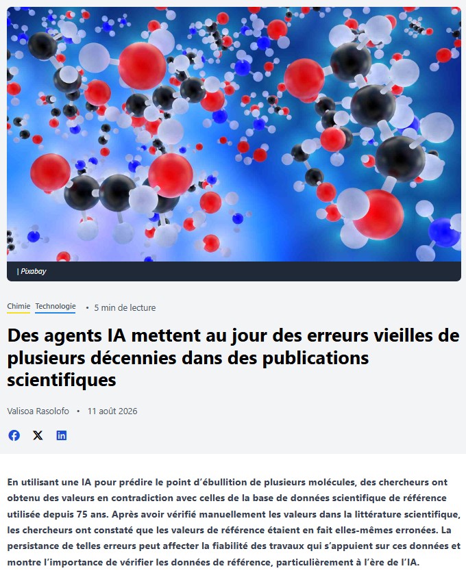 trustmyscience - Des agents IA mettent au jour des erreurs vieilles de plusieurs décennies dans des publications scientifiques