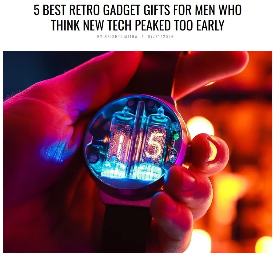 yankodesign - 5 Best Retro Gadget Gifts for Men Who Think New Tech Peaked Too Early