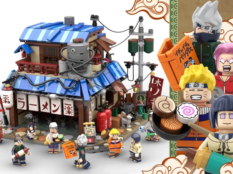yankodesign - Believe It: The LEGO Naruto Ramen Shop Might Actually Happen