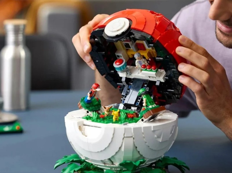 yankodesign - This Leaked $300 LEGO Poké Ball Is the Most Ambitious Pokémon Set Yet, and It Opens Into an Entire World