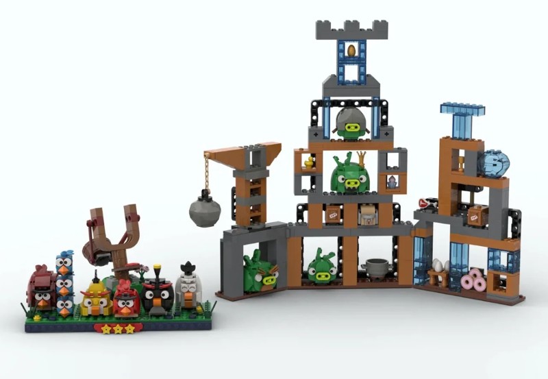 yankodesign - This LEGO Angry Birds Brickset Is the Closest We’ll Ever Get to a Real Playable Set