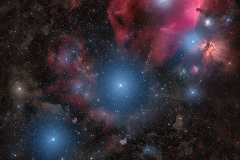 APOD - Alnitak, Alnilam, Mintaka