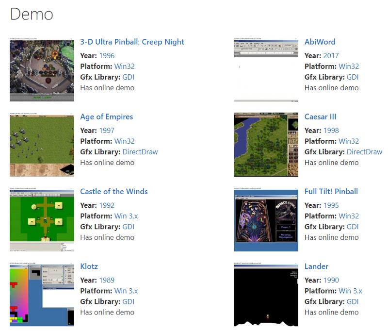 Boxedwine WINE, émulateur Windows, dans votre browser Arfy'z