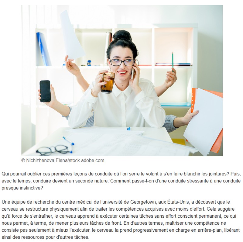 Cordis - Peut-on vraiment faire deux choses à la fois?