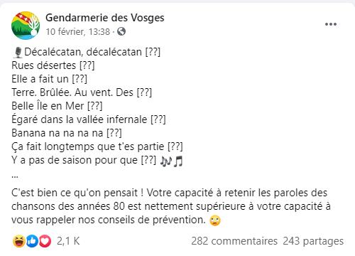 facebook.com Gendarmerie des Vosges - avec humour - conseils de prévention.jpg