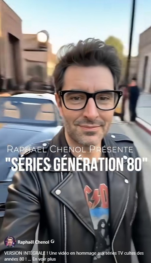 Raphaël Chenol - Une vidéo en hommage aux séries TV cultes des années 80