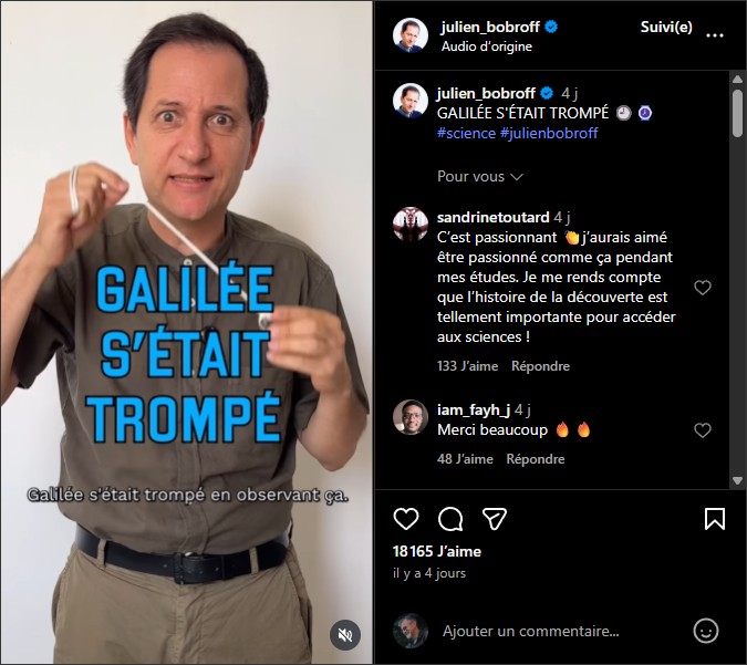 Julien Bobroff - Galilée s'était trompé