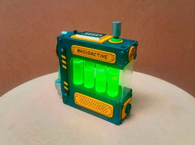 instructables - The Sci-Fi Nuclear Core Battery Lamp