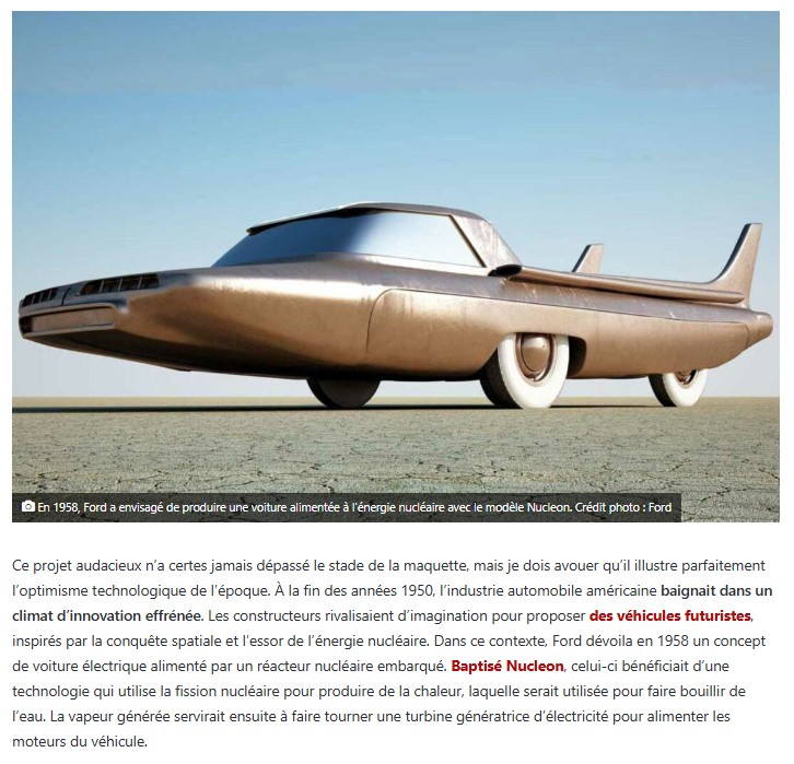 neozone - Le projet assez ouf, la Ford Nucleon de 1958