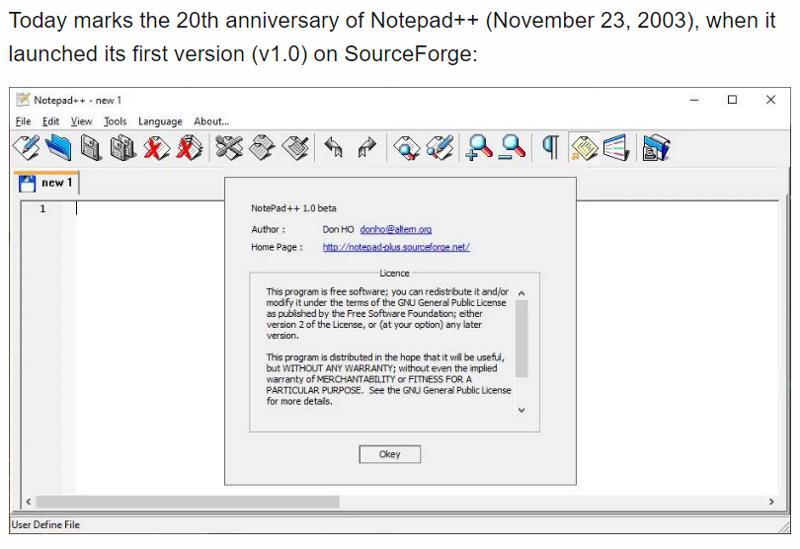 notepad-plus-plus - Notepad++ v8.6: 20th-Year Anniversary - Arfy'z ...