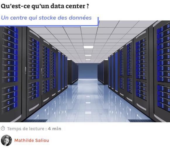Numerama à Quoi Sert Un Data Center Arfy Z Tranche Du Net