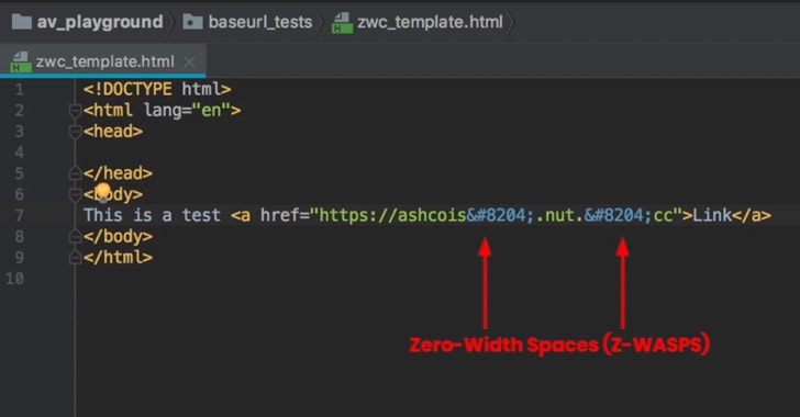 thehackernews.com phishing-zero-width-spaces.jpg